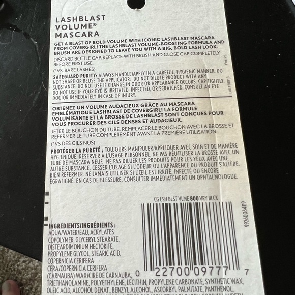 NWT Covergirl Lash Blast Mascara - Picture 3 of 3